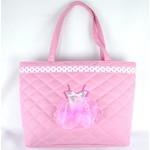 CJ Merchantile CJ Merchantile DB61 Light Pink Ballet Sequin Tutu Print Tote Bag