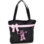 CJ Merchantile CJ Merchantile DB242 Ballerina Slippers Black Tote Bag