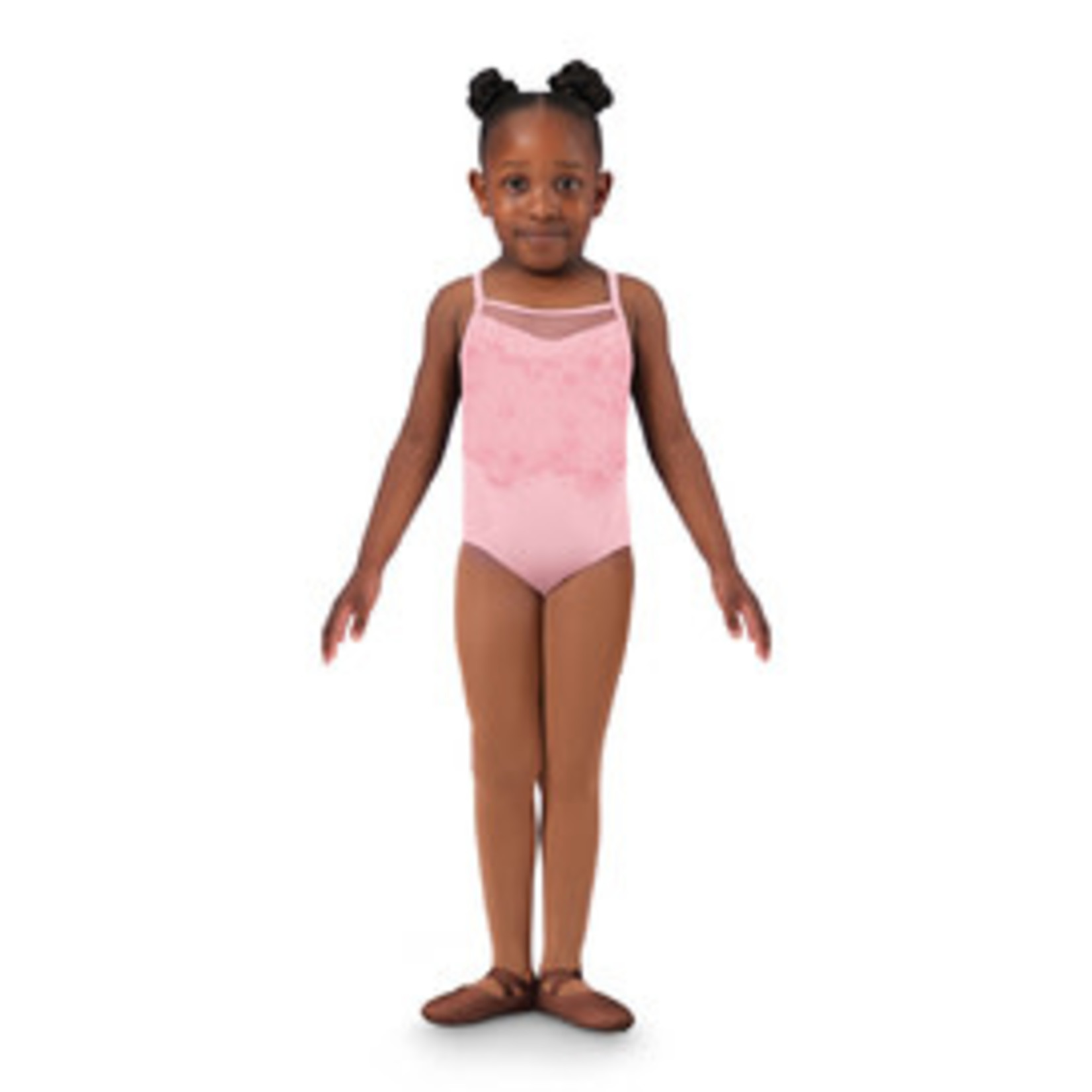 Bloch CL4107 Girls Kendra Lace Mesh Cami Leotard