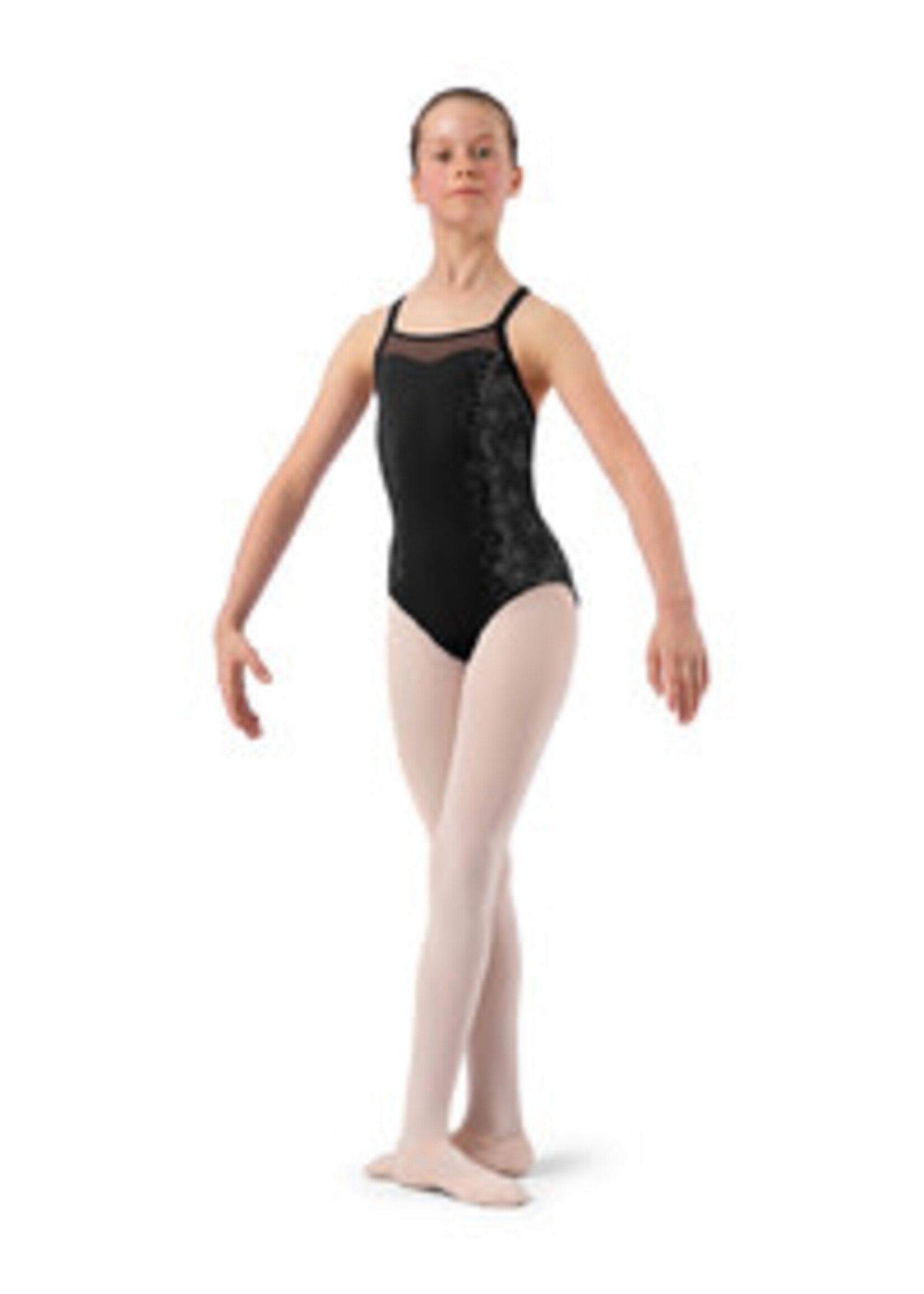 Bloch Bloch CL4147 Girls Margot Lace Print Racer Back Leotard