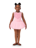 Bloch Bloch CL4165 Girls Lyra Lace Print Mesh Tutu Leotard