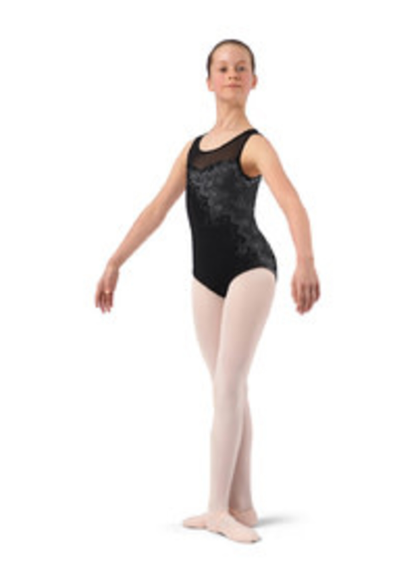 Bloch Bloch CL4175 Girls Briar Lace Print Sweetheart Neck Tank Leotard