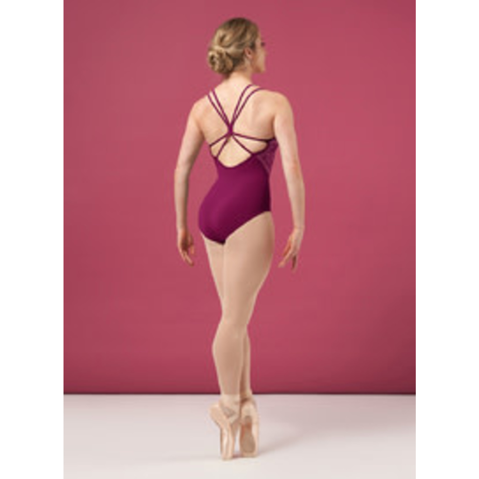 Bloch TWL0257 Tween Willow Lace Print Double Strap Leotard