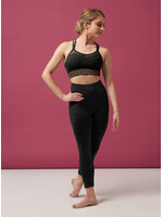 Bloch Bloch Z0157 Womens Demi Double Strap Lace Print Cami Crop Top