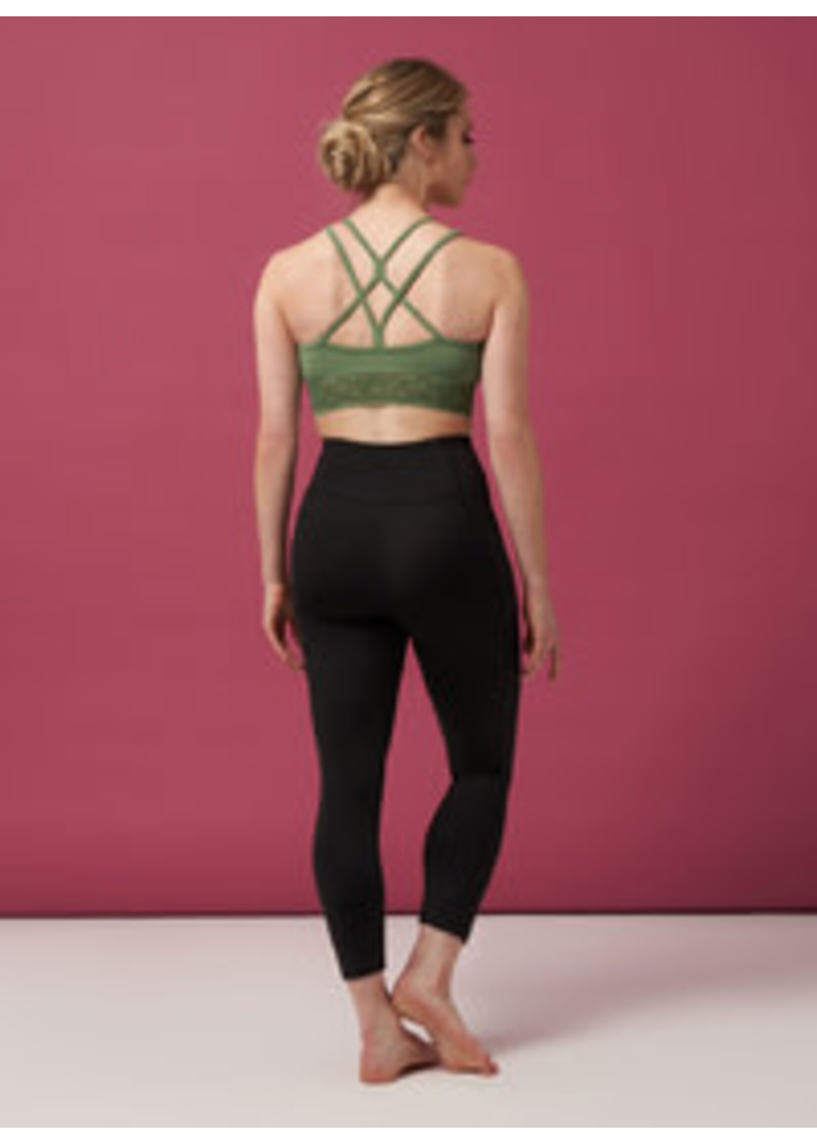 Bloch Bloch Z0157 Womens Demi Double Strap Lace Print Cami Crop Top