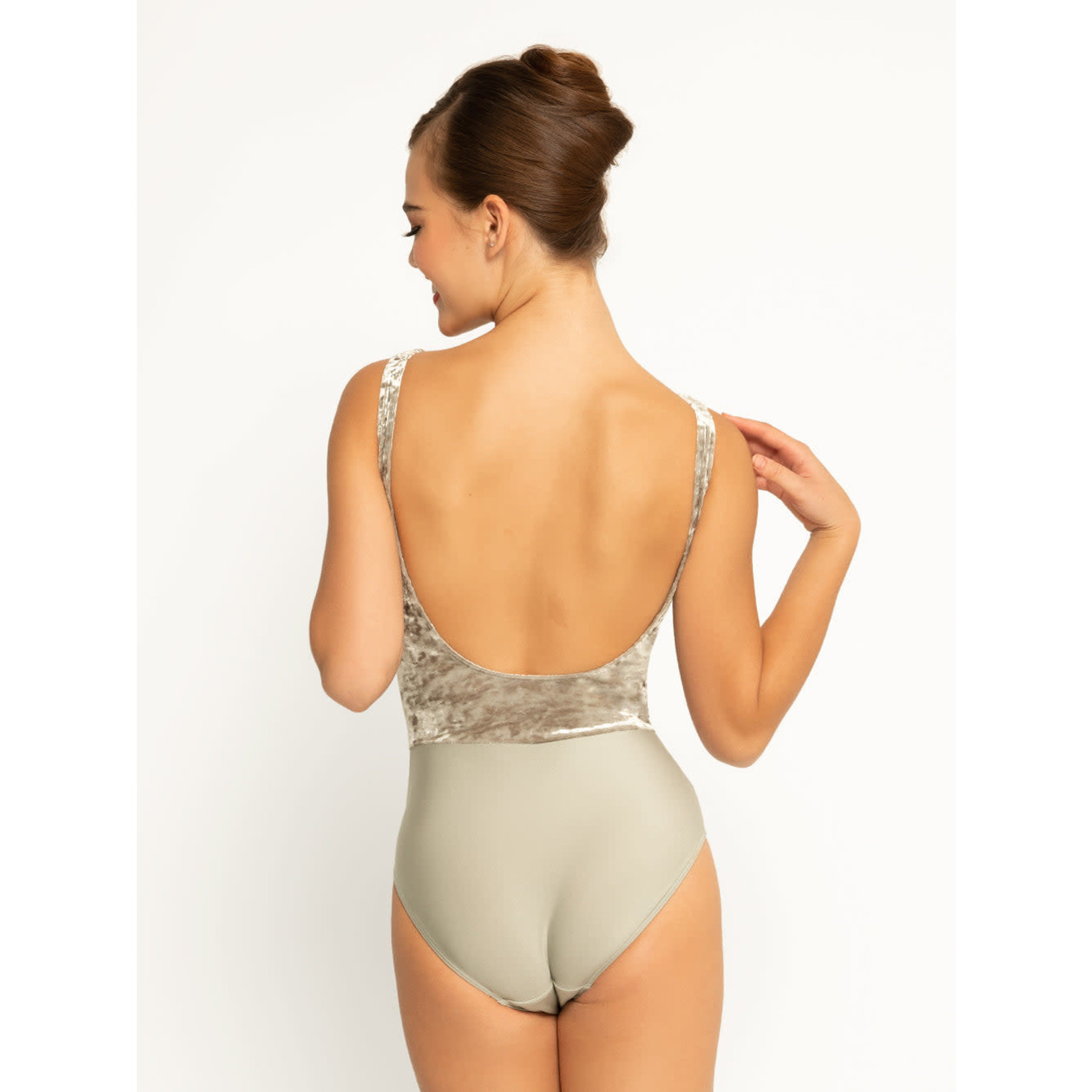 Eleve Dancewear Adult Allison Crushed Velvet Leotard