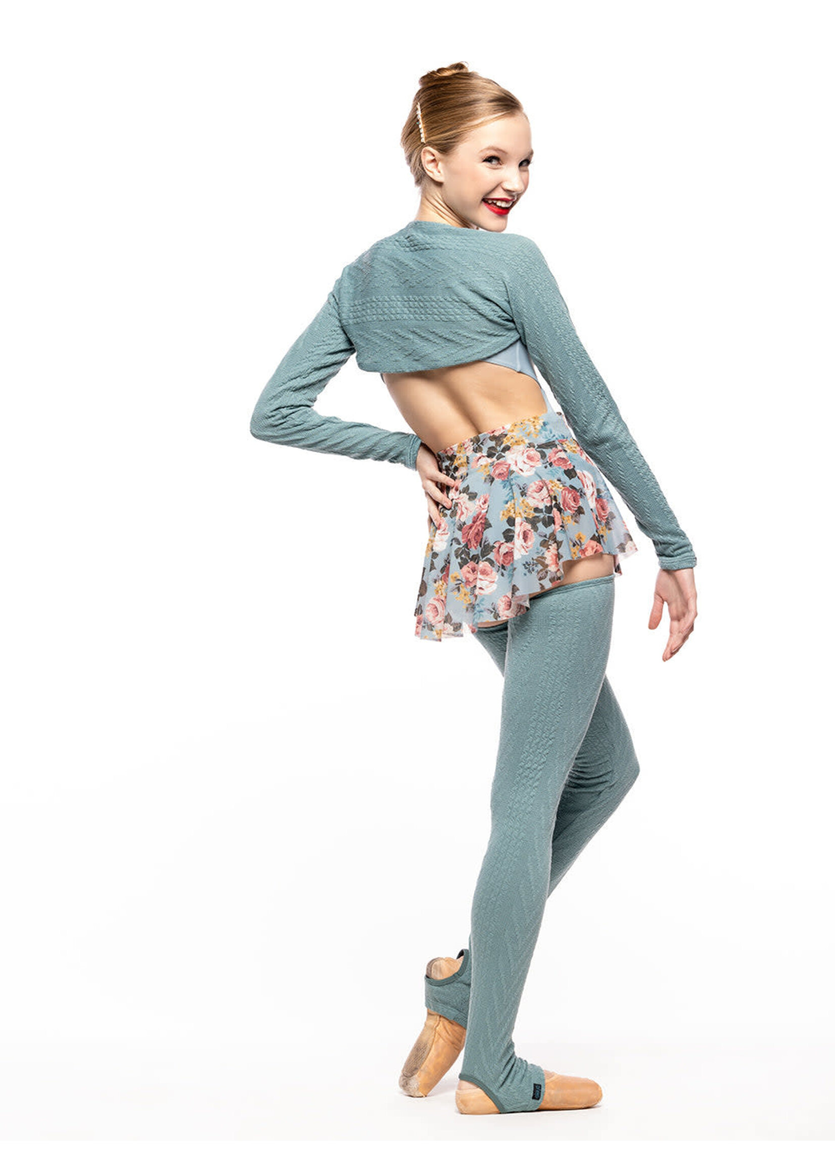 Eleve Eleve Dancewear Adult Cable Knit Shrug