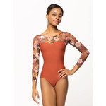 Eleve Dancewear Adult Vinzant Mesh Long Sleeve Leotard