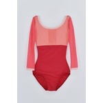 AK Dancewear 2110 Adult Celia in Motley Mesh Long Sleeve Leotard