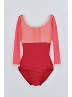 AK Dancewear AK Dancewear 2110 Adult Celia in Motley Mesh Long Sleeve Leotard