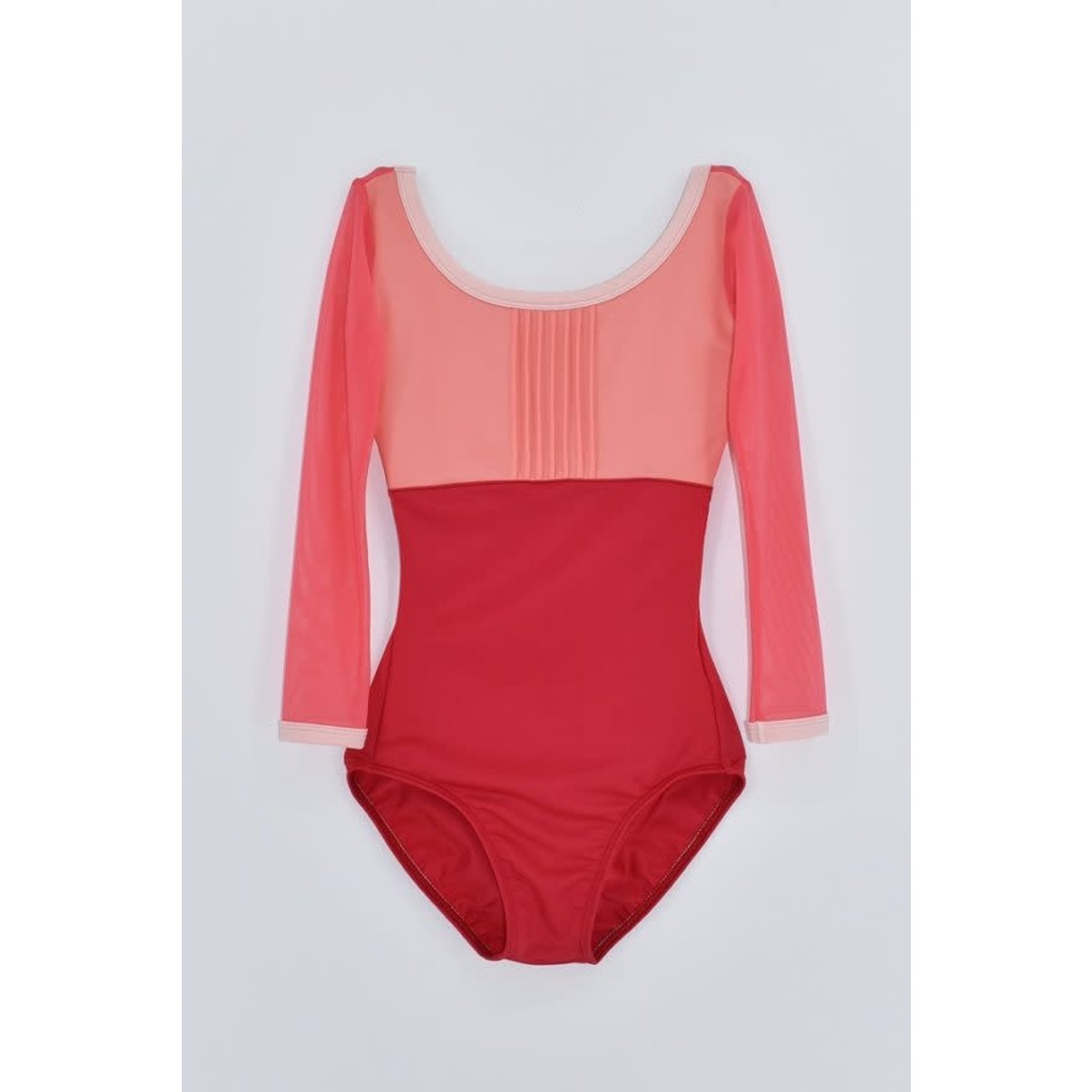 AK Dancewear 2110 Adult Celia in Motley Mesh Long Sleeve Leotard