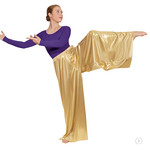 Eurotard 14691 Womens Metallic Palazzo Pants
