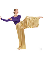 Eurotard Eurotard 14691 Womens Metallic Palazzo Pants