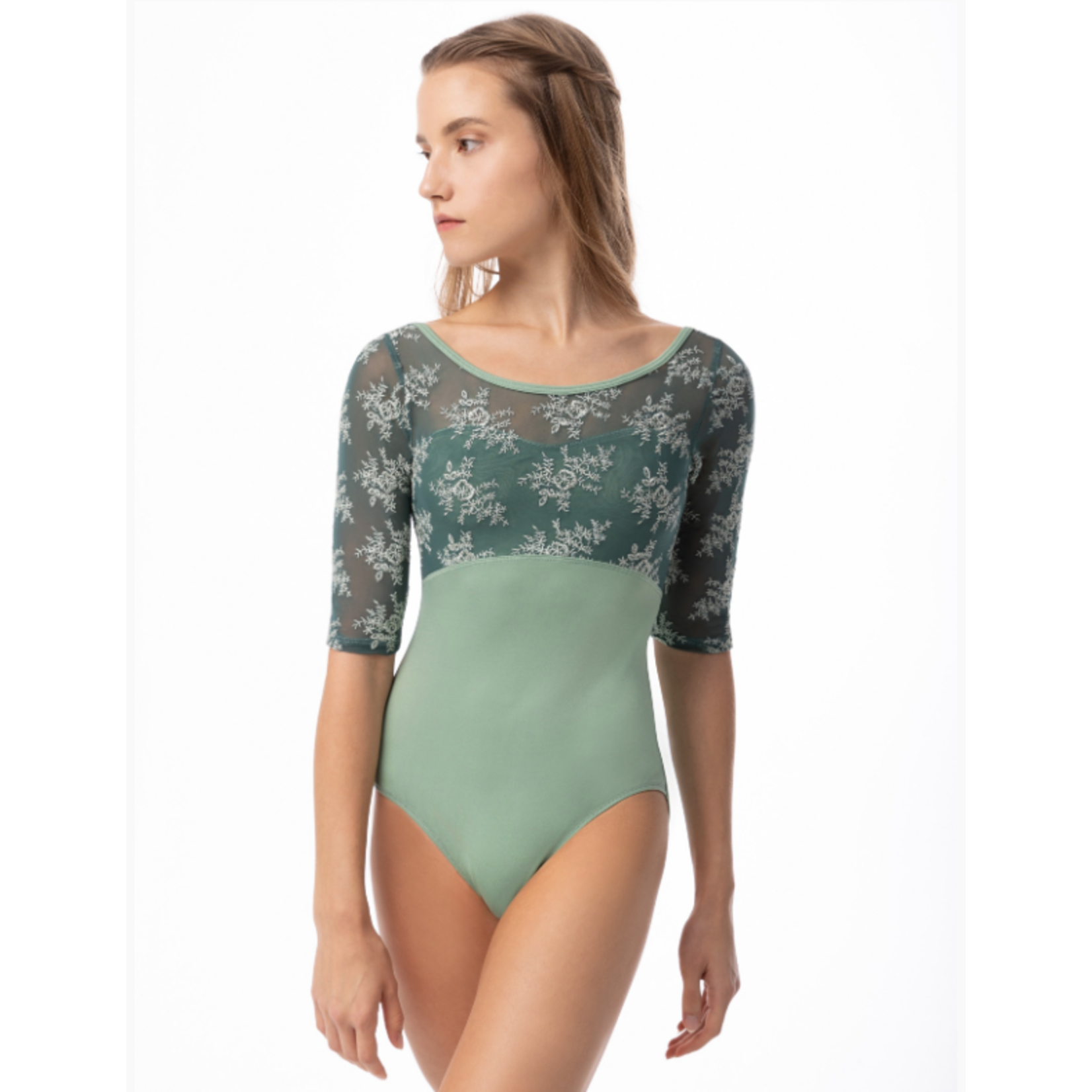 Suffolk 2529A Darcy Sweetheart Half Sleeve Adult Leotard