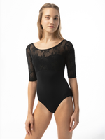 Suffolk Pointe Company Suffolk 2529C Darcy Sweetheart Half Sleeve Child Leotard