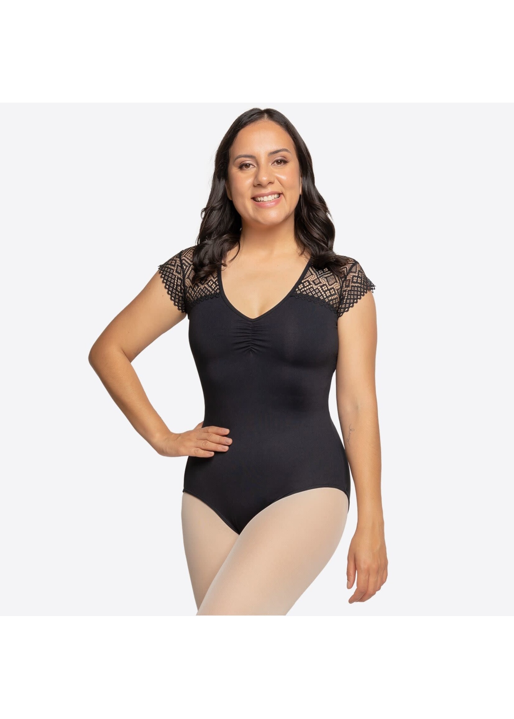 So Danca So Danca SD2077 Adult This Is Me Luara Cap Sleeve Lace Leotard