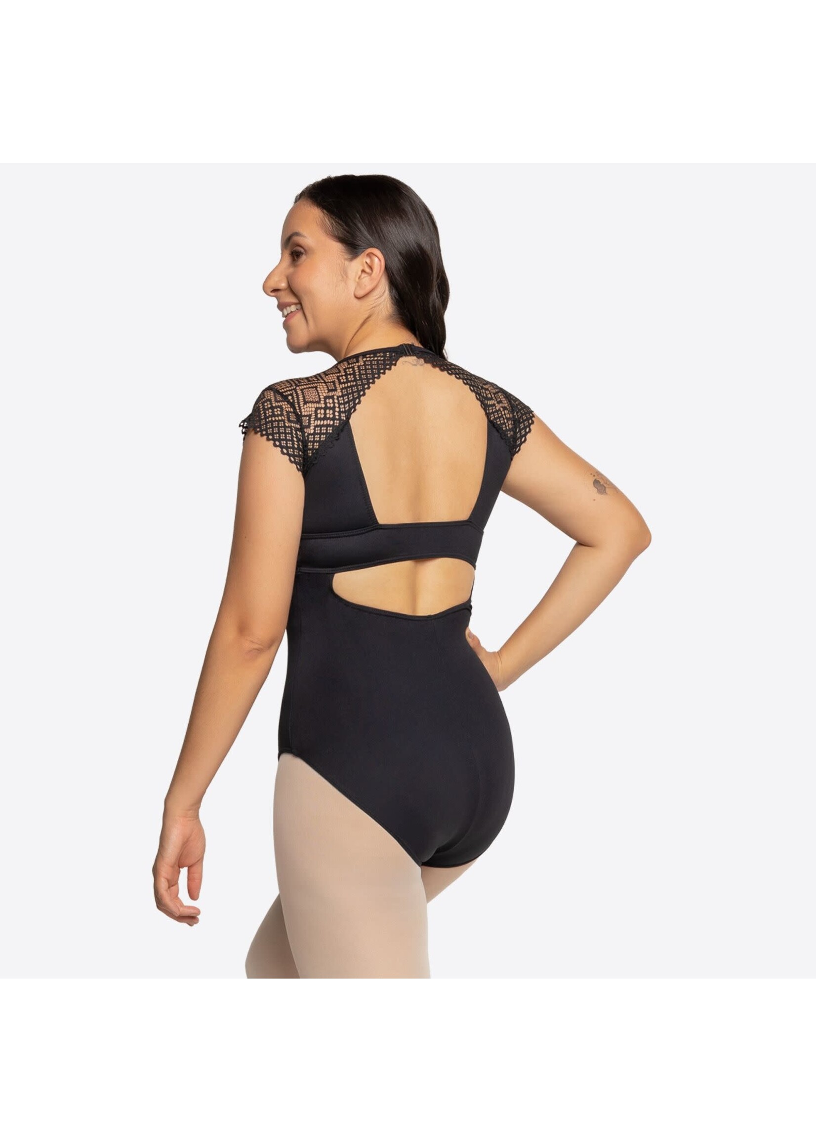 So Danca So Danca SD2077 Adult This Is Me Luara Cap Sleeve Lace Leotard
