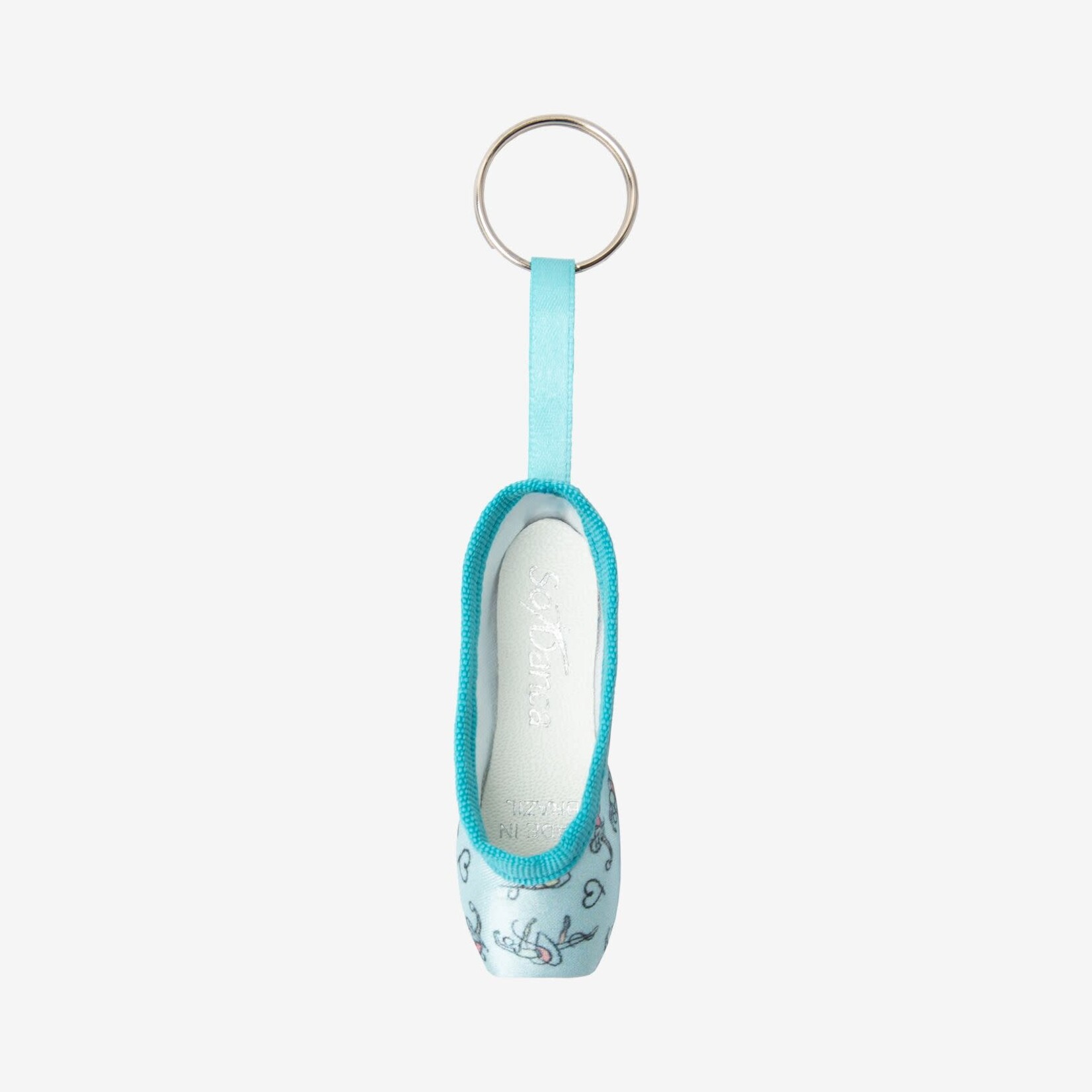 So Danca So Danca MB016 Pointe Shoe Keychain With Print