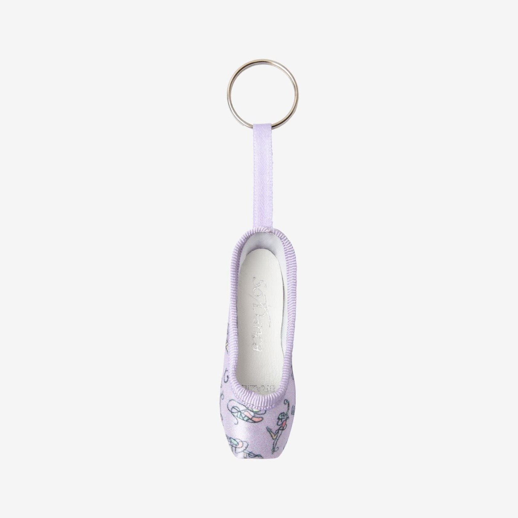 So Danca So Danca MB016 Pointe Shoe Keychain With Print