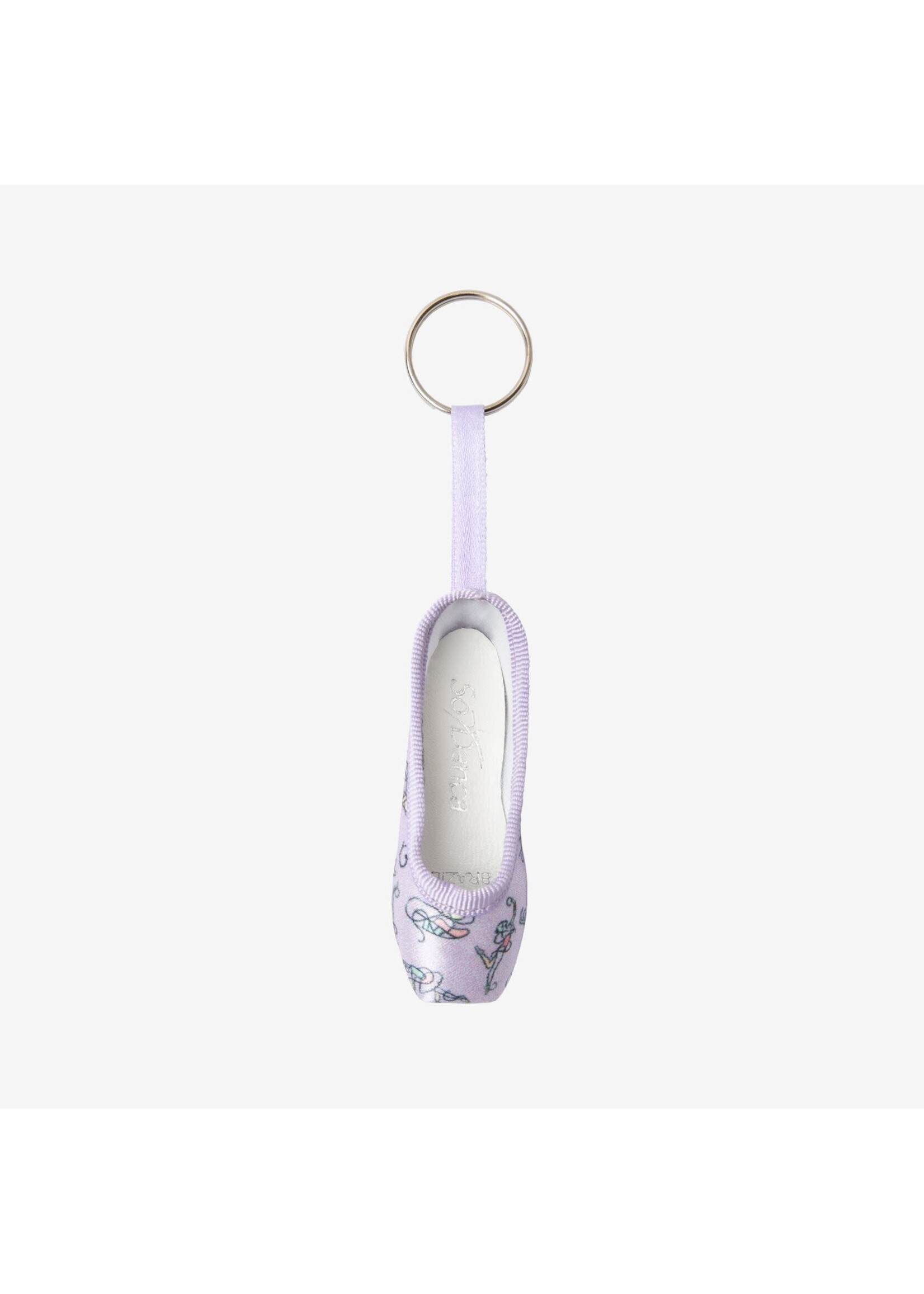 So Danca So Danca MB016 Pointe Shoe Keychain With Print