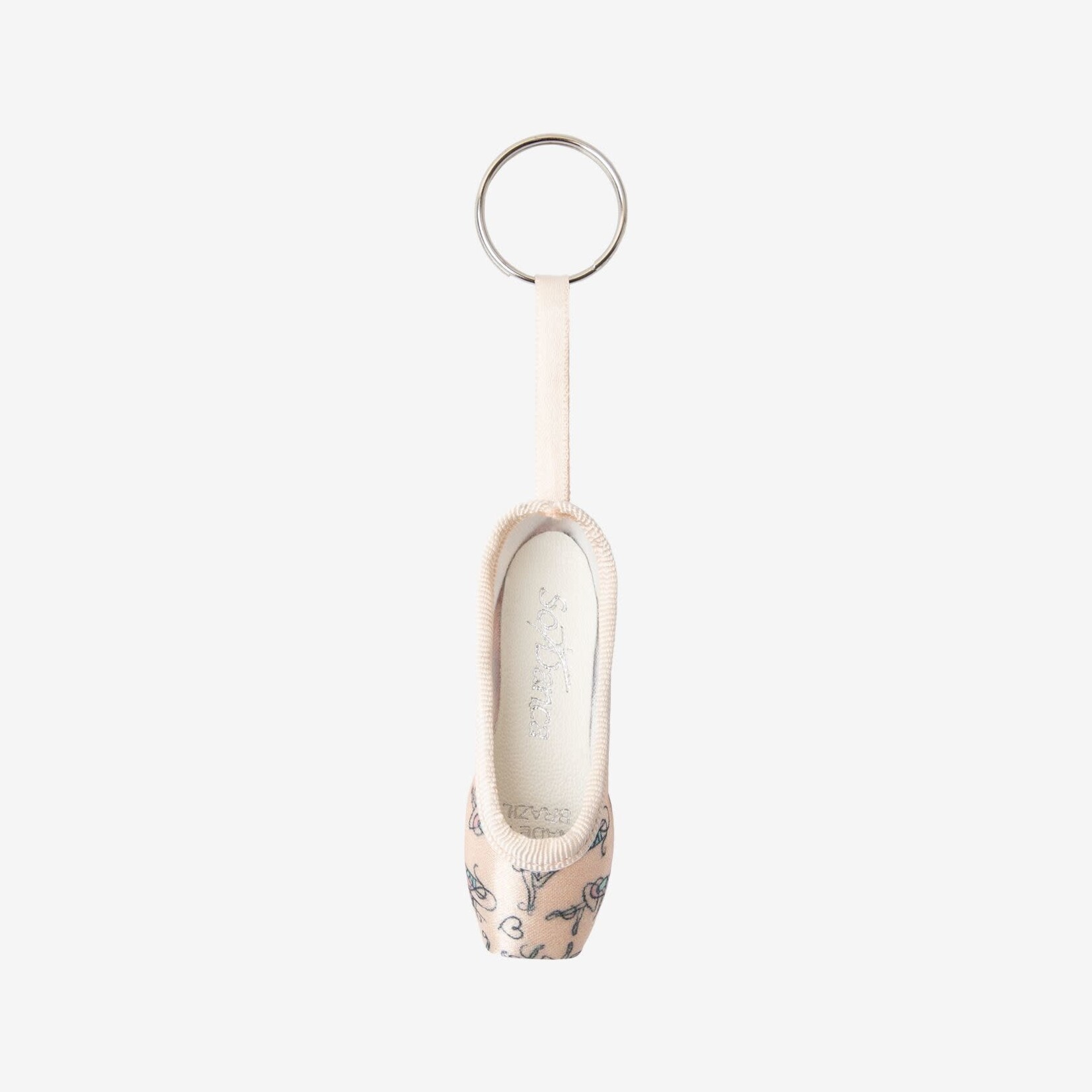 So Danca MB016 Pointe Shoe Keychain With Print