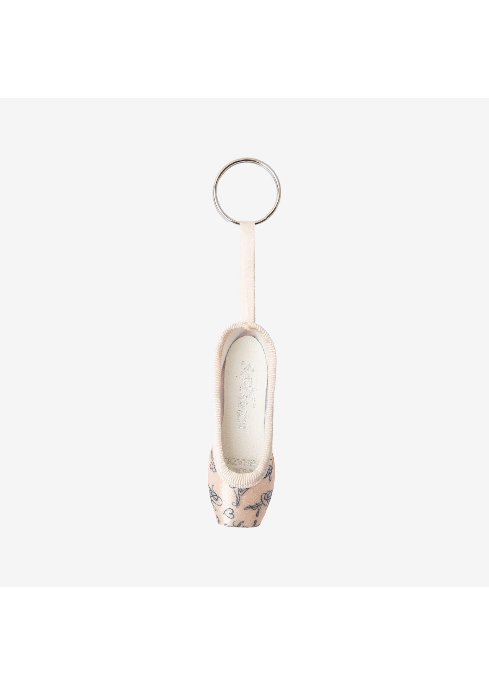 So Danca So Danca MB016 Pointe Shoe Keychain With Print