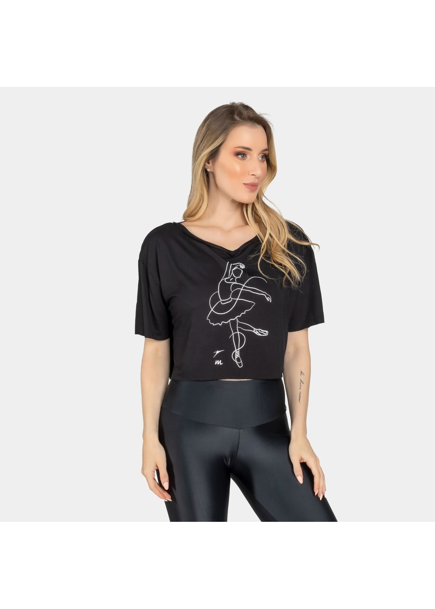 So Danca So Danca MB021 Flowy Crop Top