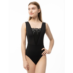 Suffolk Pointe Company Suffolk 2533A Daphne V-Front Tank Adult Leotard