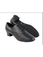 Very Fine Very Fine 915108 Men's Black Leather Latin Dance Shoes 1.5" Cuban Heel