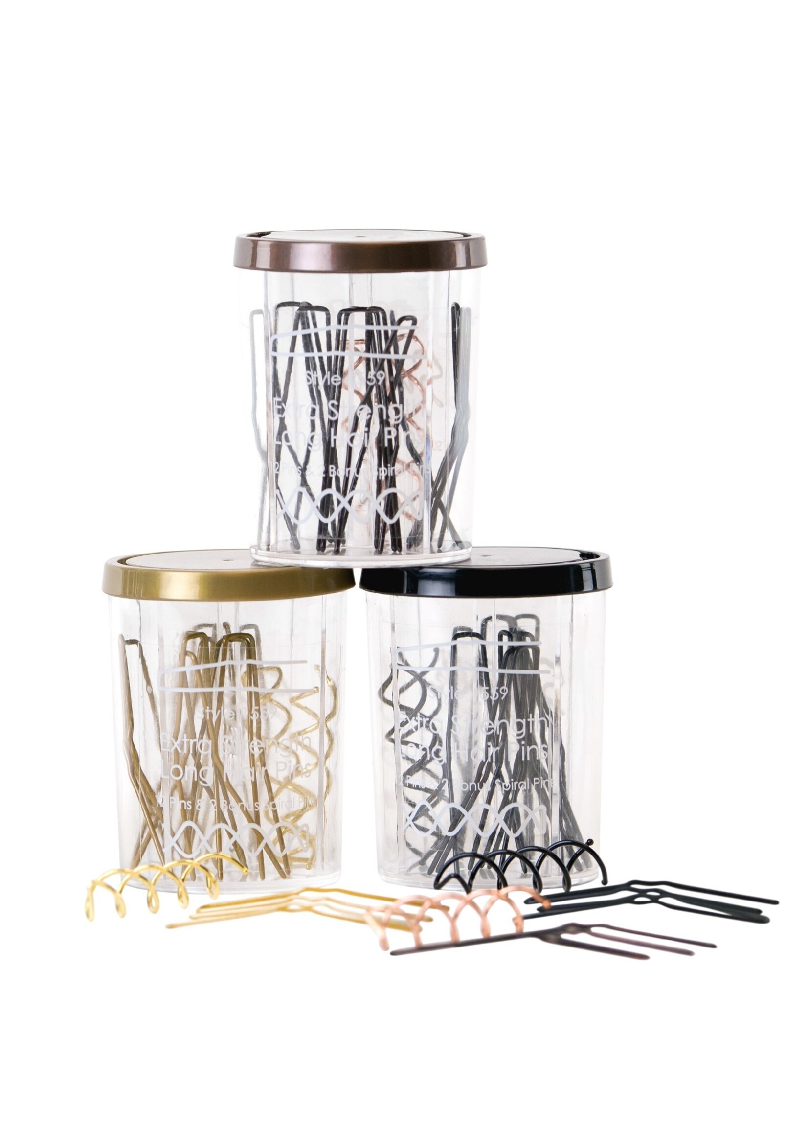 Suffolk Pointe Company Suffolk 1559 Extra Strength 2.75" Long Hair Pins Set of 12