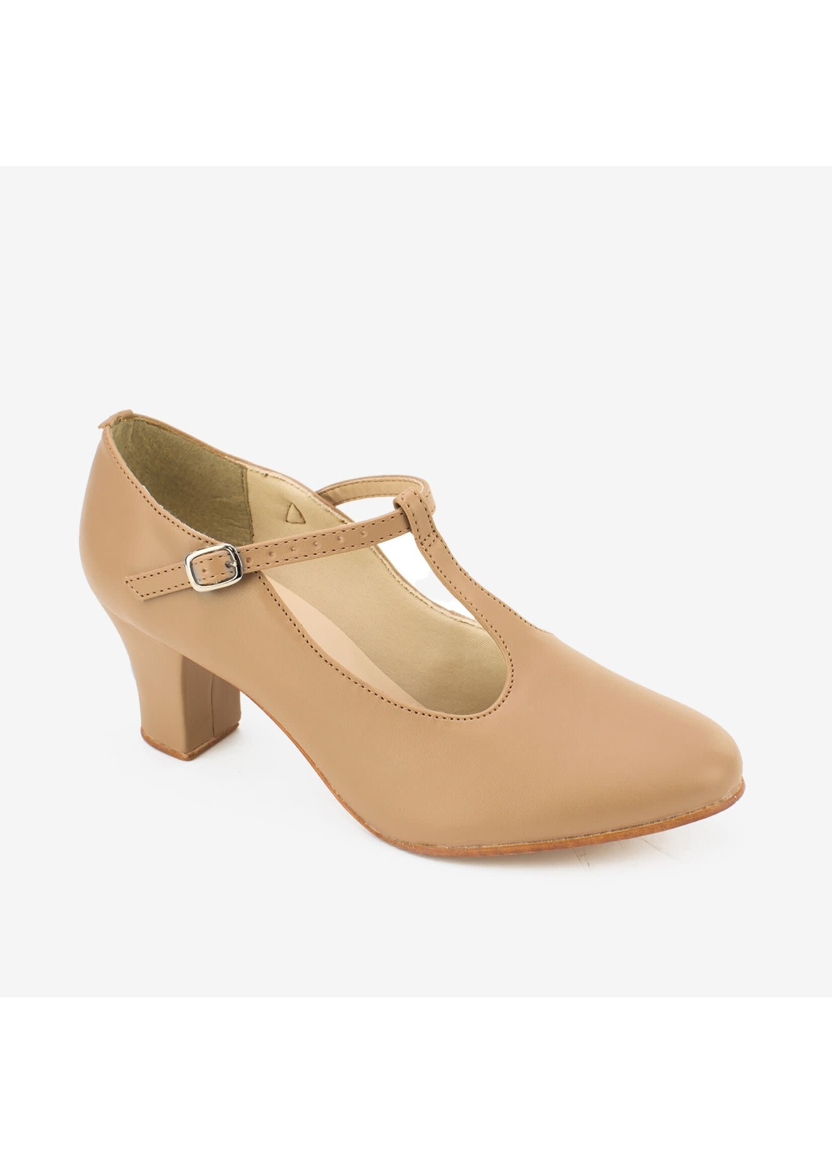 So Danca So Danca CH40  2" Leather T-Strap Character Shoe