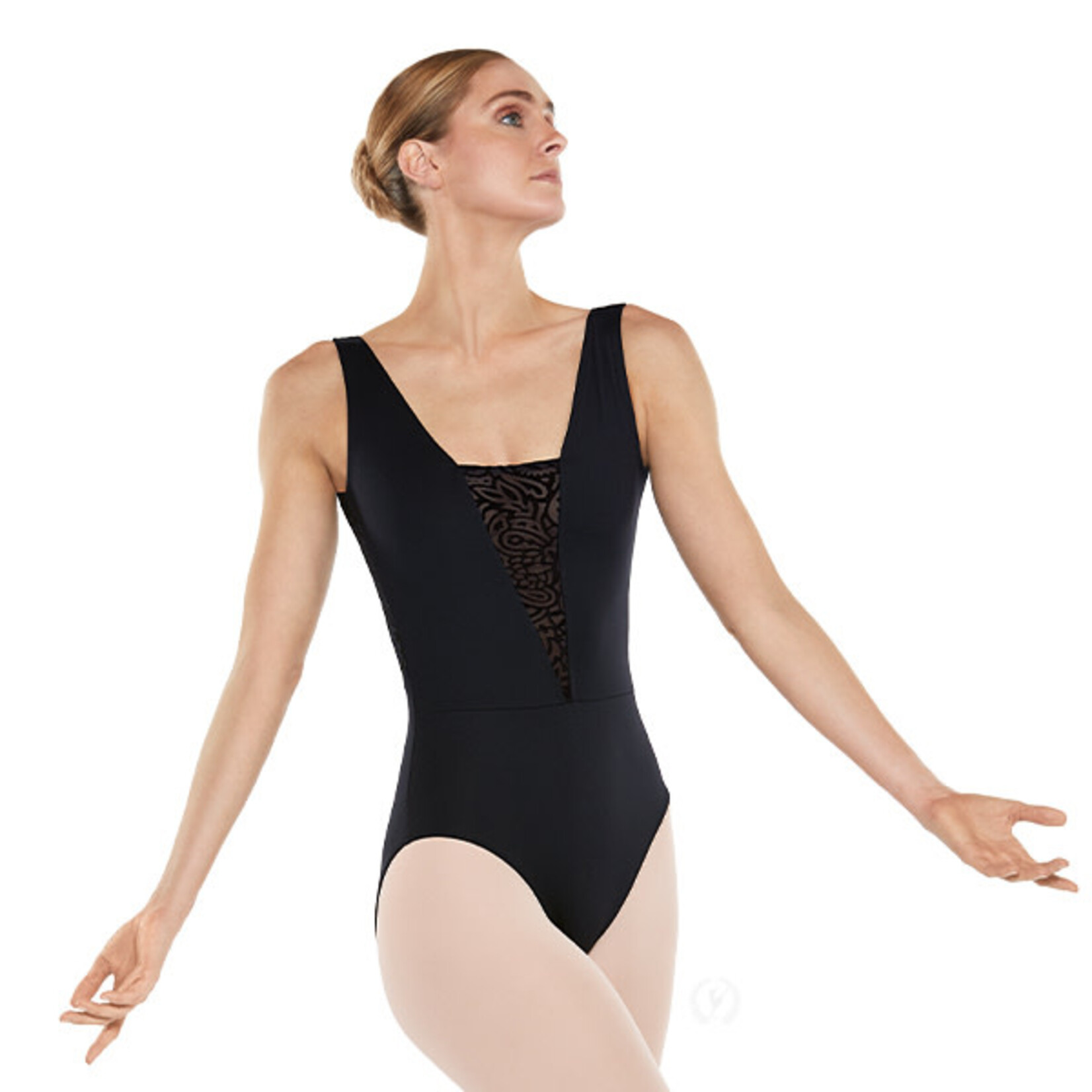 Eurotard 38227 Womens Velvet Couture Inset Bodice Leotard