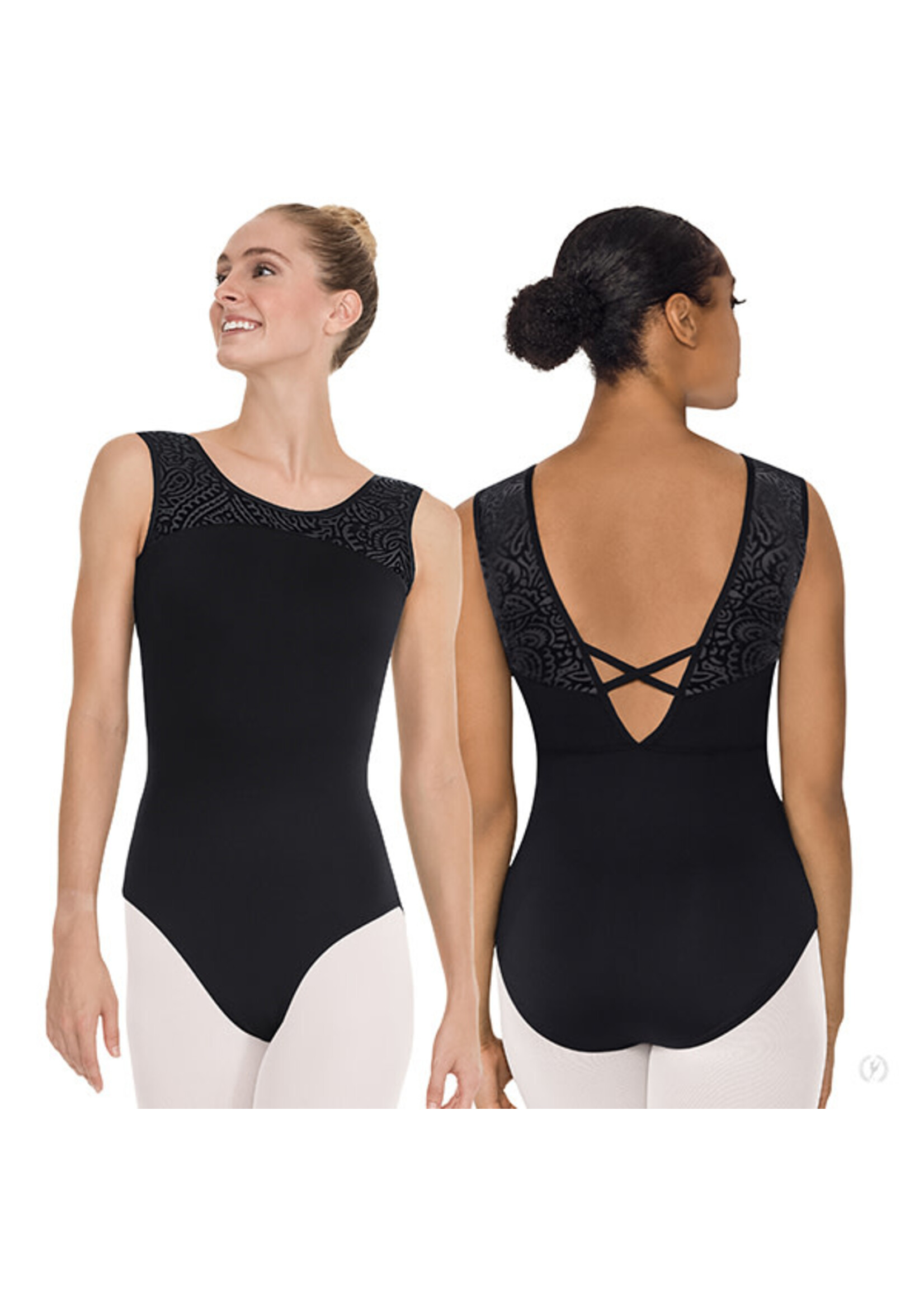Eurotard Eurotard 38425 Womens Velvet Couture V Back Leotard
