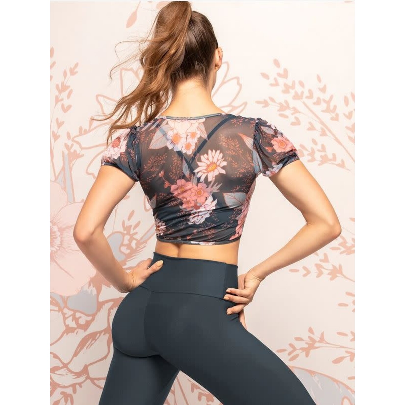 Eleve Kylie Adult Mesh Crop Top