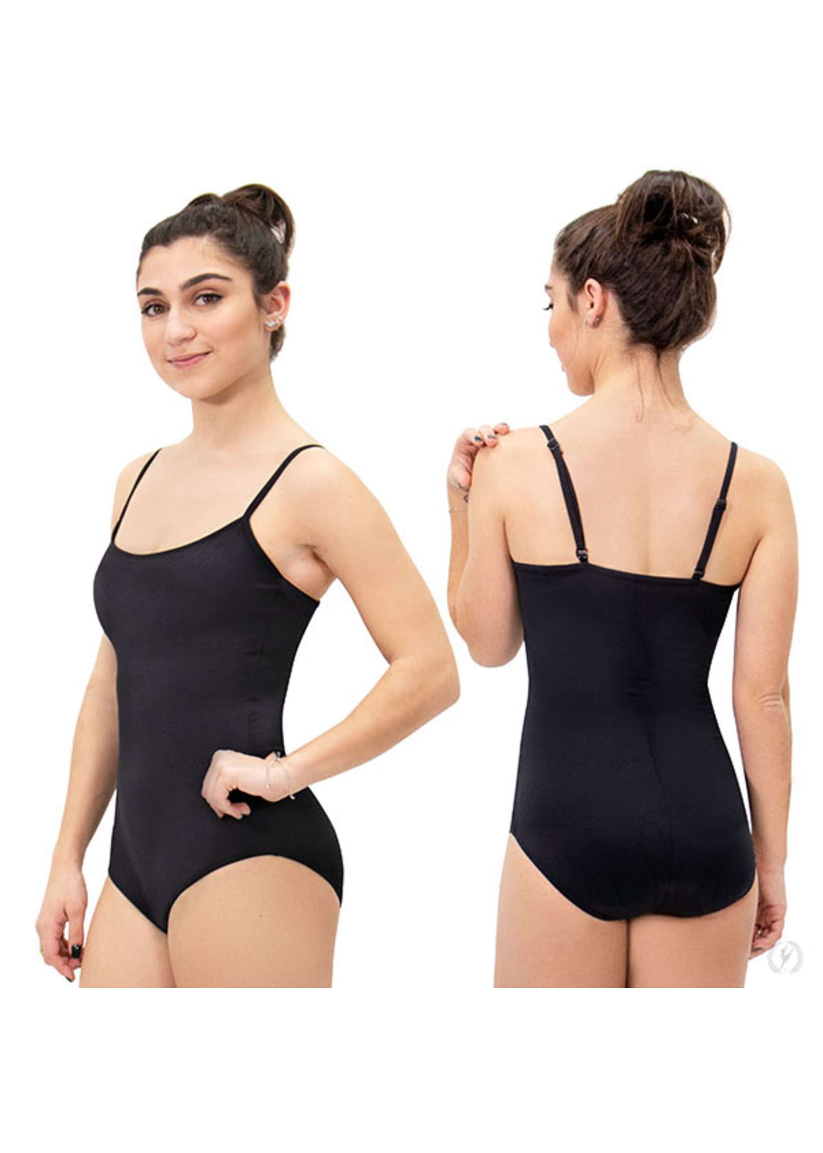 Eurotard Eurotard  4488 Microfiber Adjustable Strap Cami Leotard with Built-in-Bra