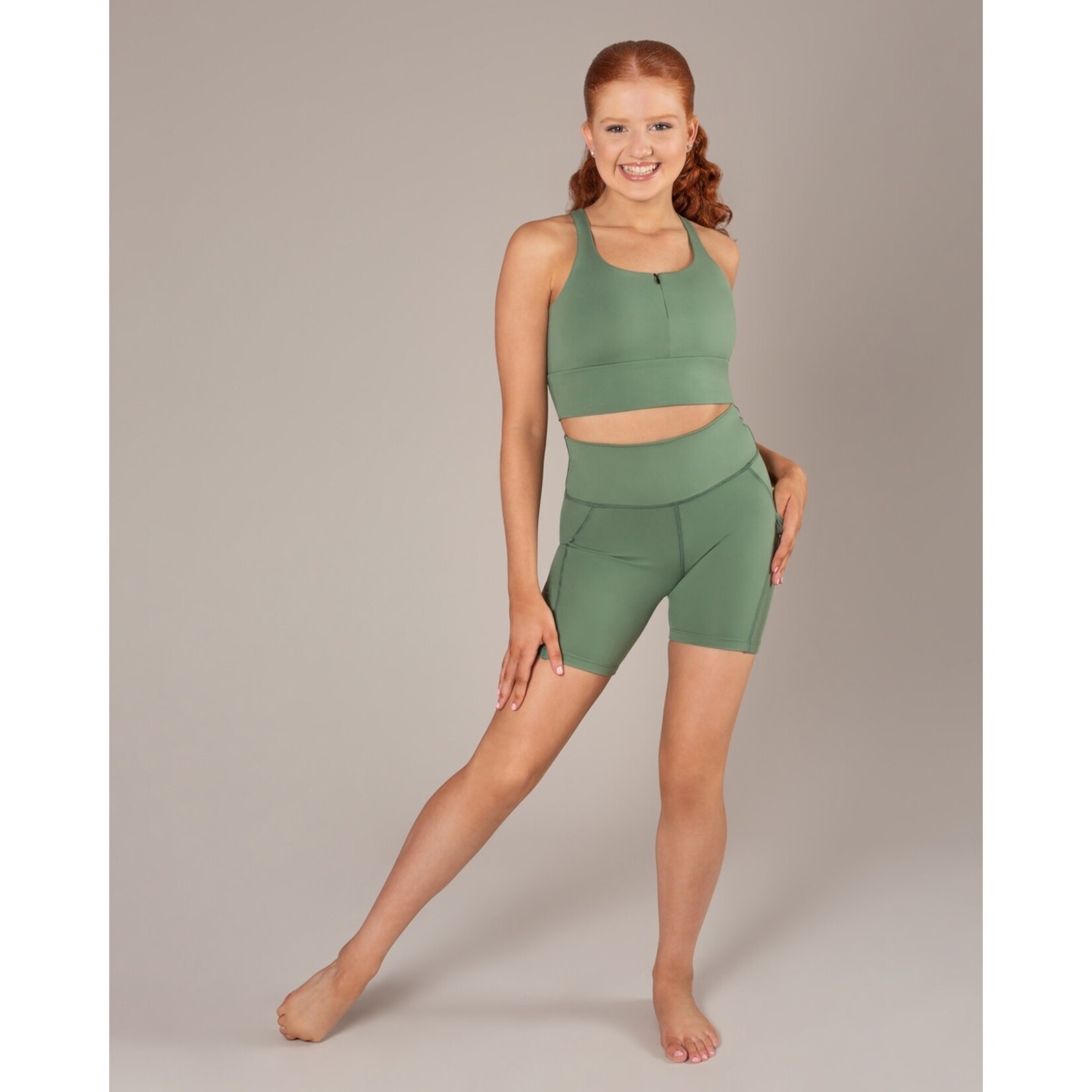 Energetiks Elysia Zip Crop Top