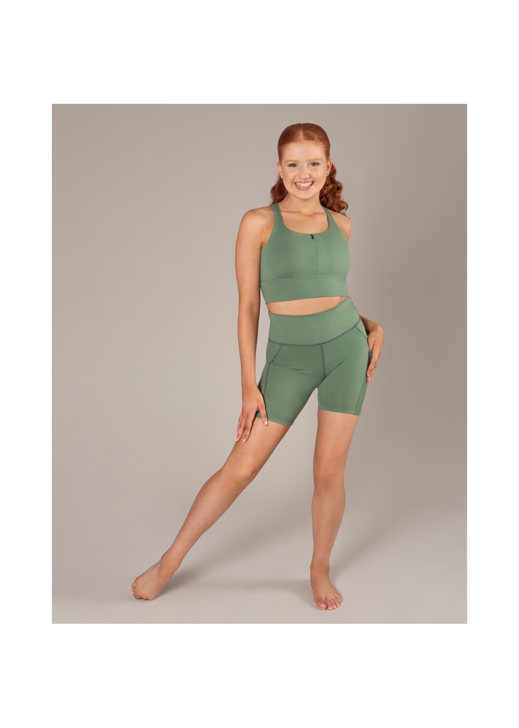 Energetiks Energetiks Elysia Zip Crop Top