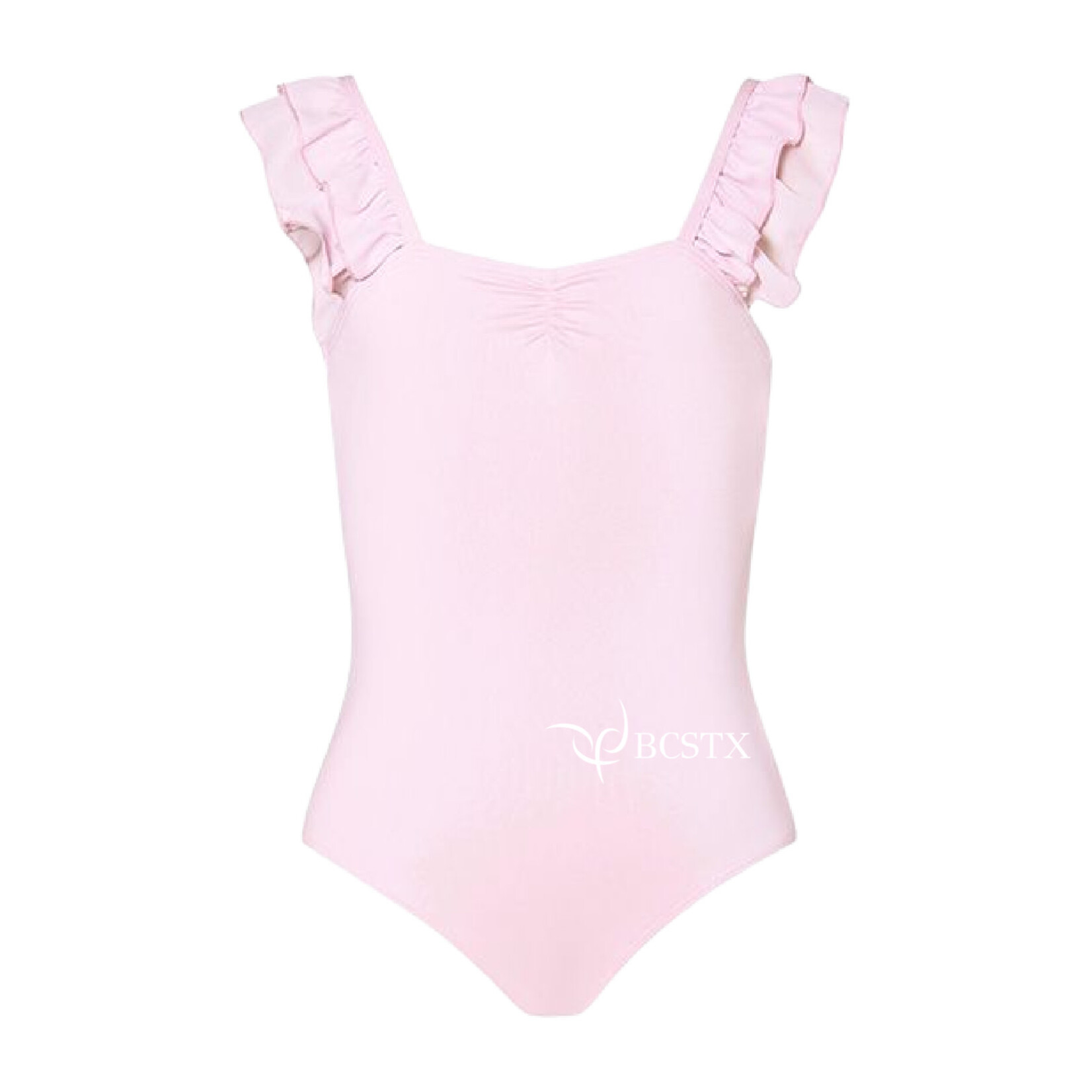 Energetiks CL38 Girls Ruby Camisole Leotard (BCSTX Logo) Candy Pink