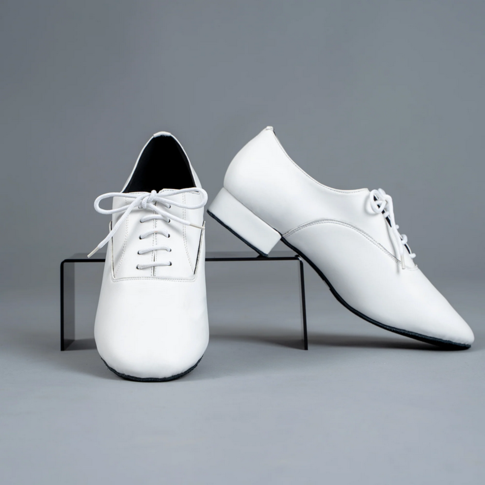MyZiji MyZiji Jacob Men's White Ballroom Latin Dance Shoes