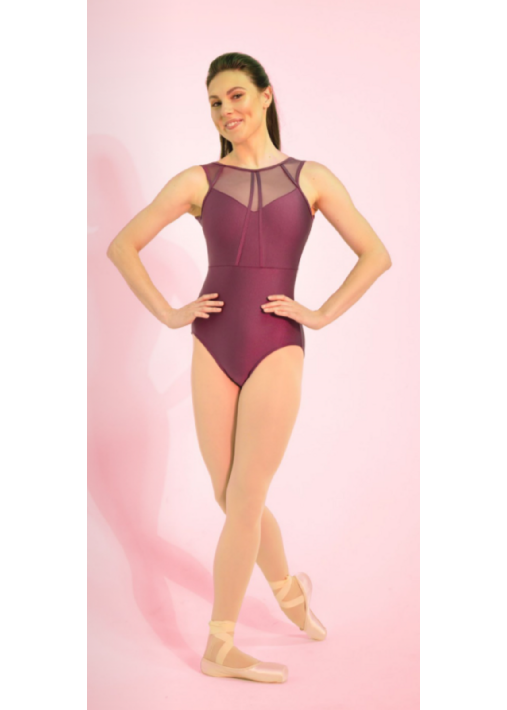 So Danca So Danca TPE01 Suki Adult Mesh Tank Leotard