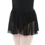 Eurotard 41127C Child Mesh Mock Wrap Pull On Skirt