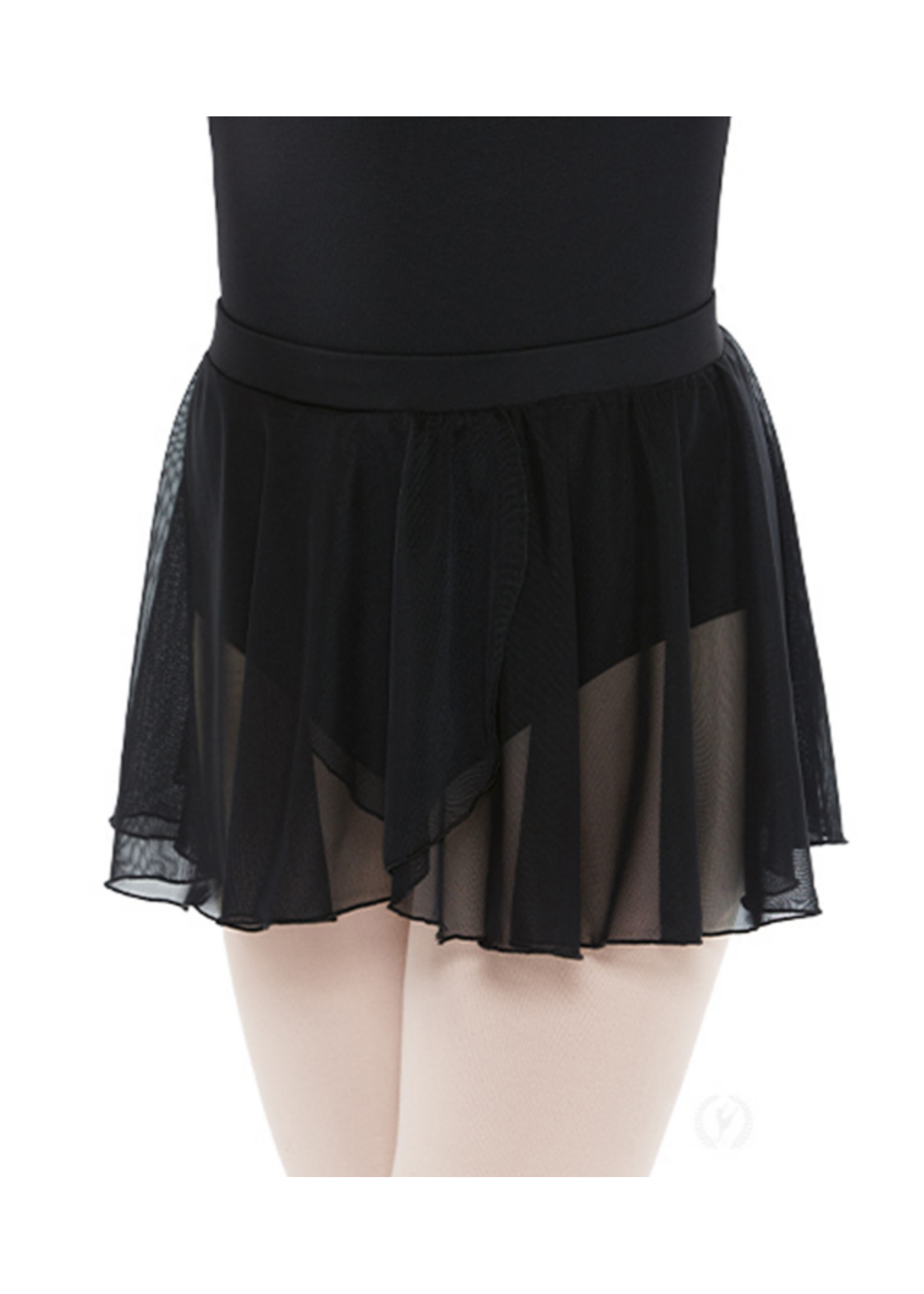 Eurotard Eurotard 41127C Child Mesh Mock Wrap Pull On Skirt