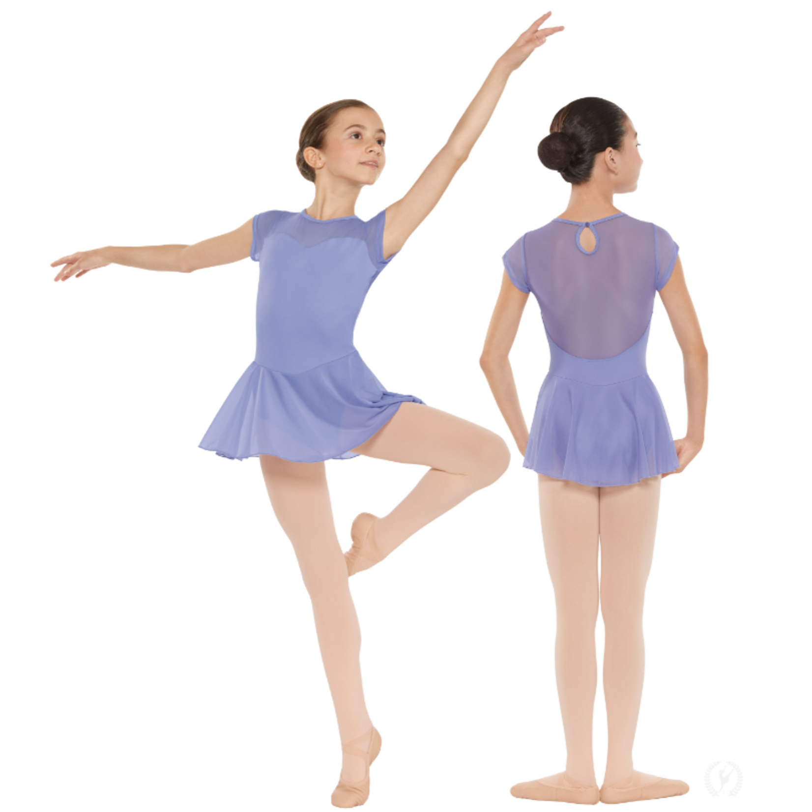 Eurotard 41226C Child Silhouette Mesh Dance Dress