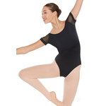 Eurotard 41420 Adult Silhouette Mesh Cap Sleeve Leotard
