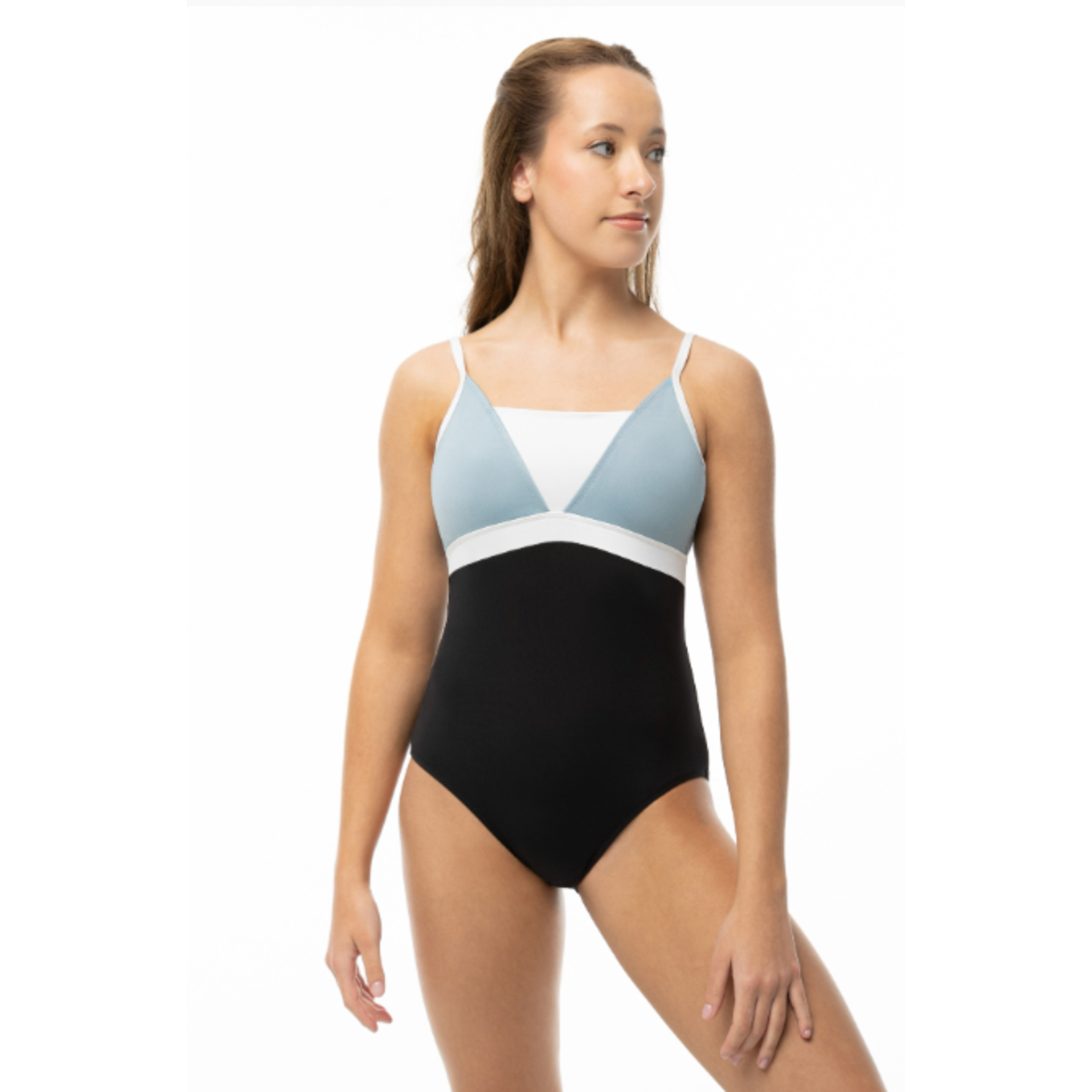 Suffolk Pointe Company Suffolk 2542A Chromatic V Front Camisole Leotard