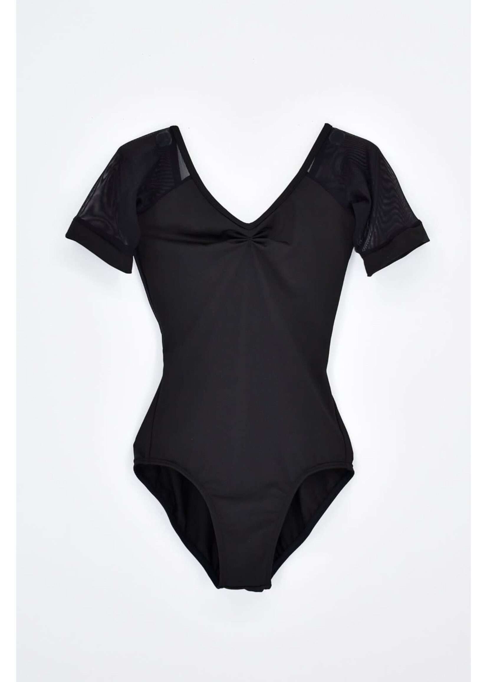 AK Dancewear AK Dancewear 2109 Girls Chloe Mesh Short Sleeve Leotard