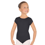 Eurotard 44475c Girls Short Sleeve Microfiber Leotard