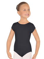 Eurotard Eurotard 44475c Girls Short Sleeve Microfiber Leotard