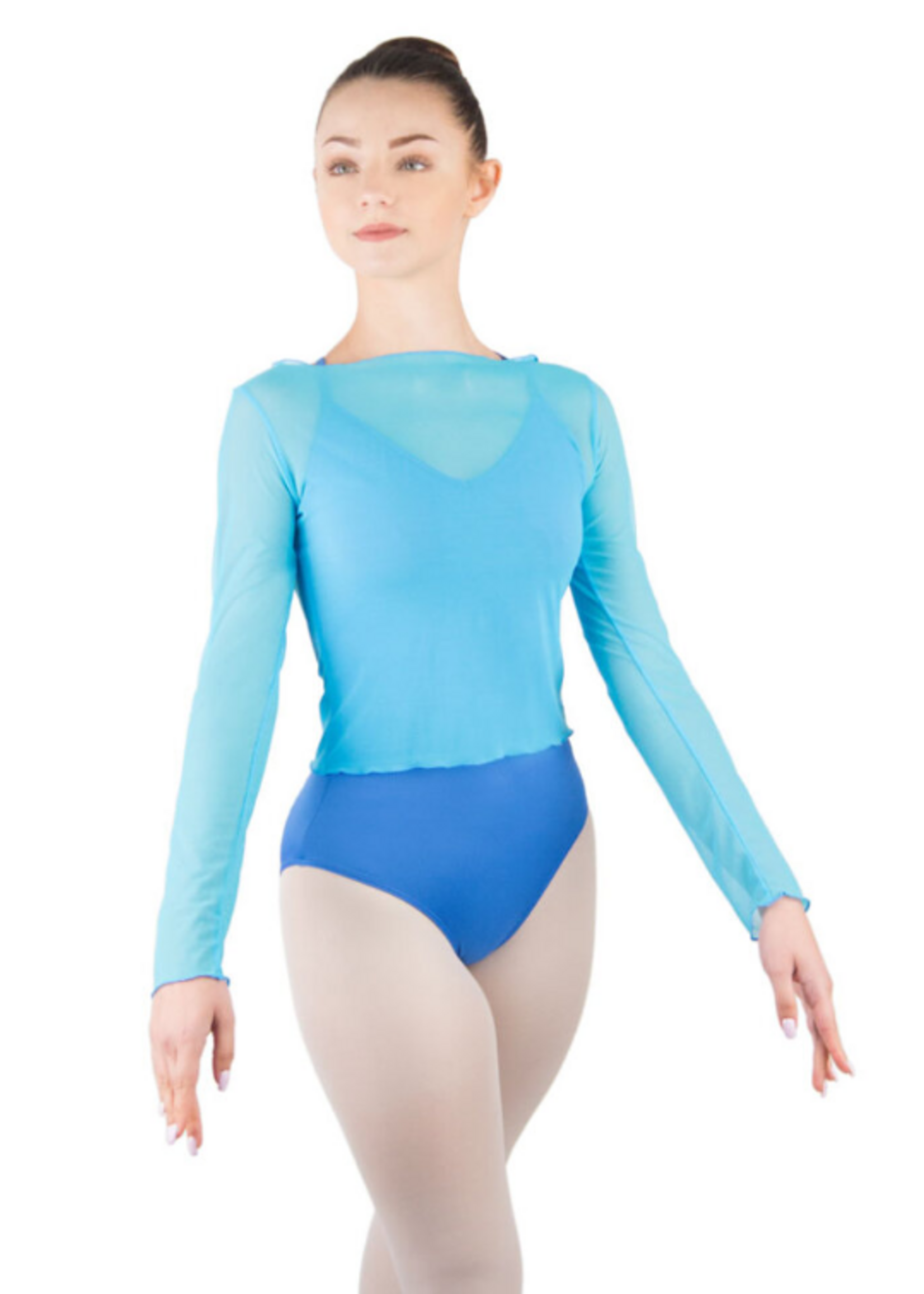 Ballet Rosa Ballet Rosa Womens Natasha Mesh Longsleeve Top