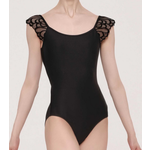 Wear Moi Peya Women's Tulle Sleeve Leotard